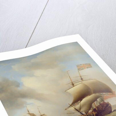 Shipping in a Choppy Sea, 1753 by Samuel Scott