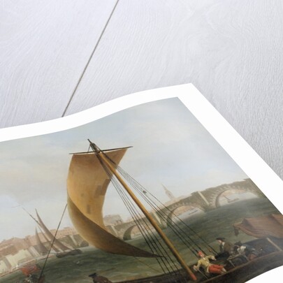 View on the Thames with Westminster Bridge, c.1743-44 by Samuel Scott