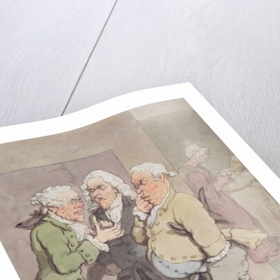 The Doctor's Consultation, 1815-1820 by Thomas Rowlandson