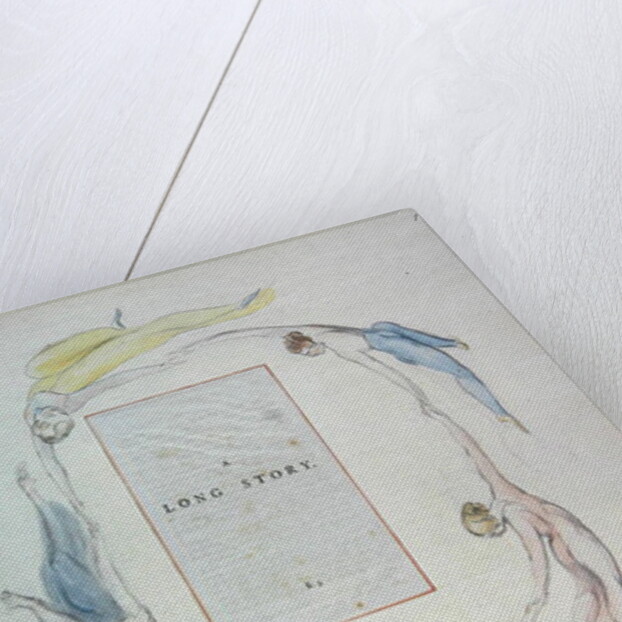 A Long Story, design 23r from 'The Poems of Thomas Gray', 1797-1798 by William Blake