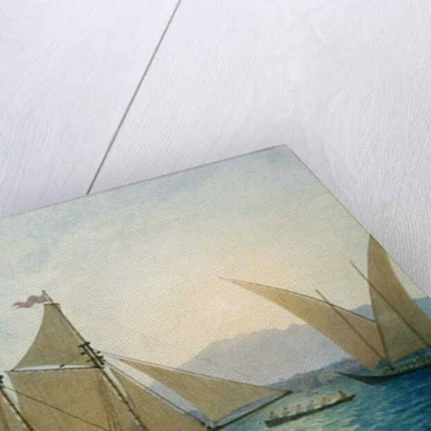 The Launch 'La Sociere' on the Lake of Geneva by Francis Danby