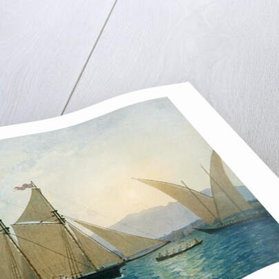 The Launch 'La Sociere' on the Lake of Geneva by Francis Danby