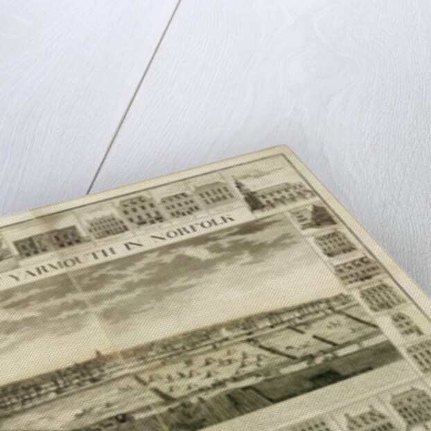 The West Prospect of the Town of Great Yarmouth in Norfolk by J. Corbridge