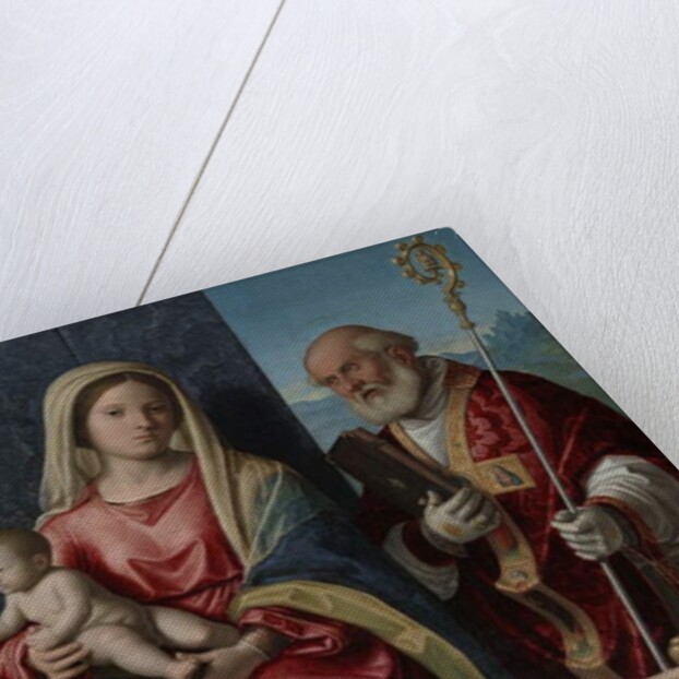 Virgin and Child with Saints Catherine and Nicholas, 1510-17 by Giovanni Battista Cima da Conegliano