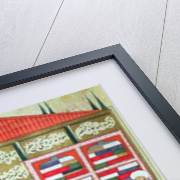 Takyuddin and other astronomers at the Galata observatory founded in 1557 by Sultan Suleyman by Turkish School