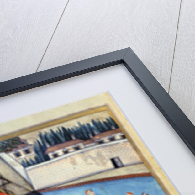 TSM A.3593 Nautical Festival before Sultan Ahmed III from 'Surname' by Vehbi, c.1720 by Levni Levni