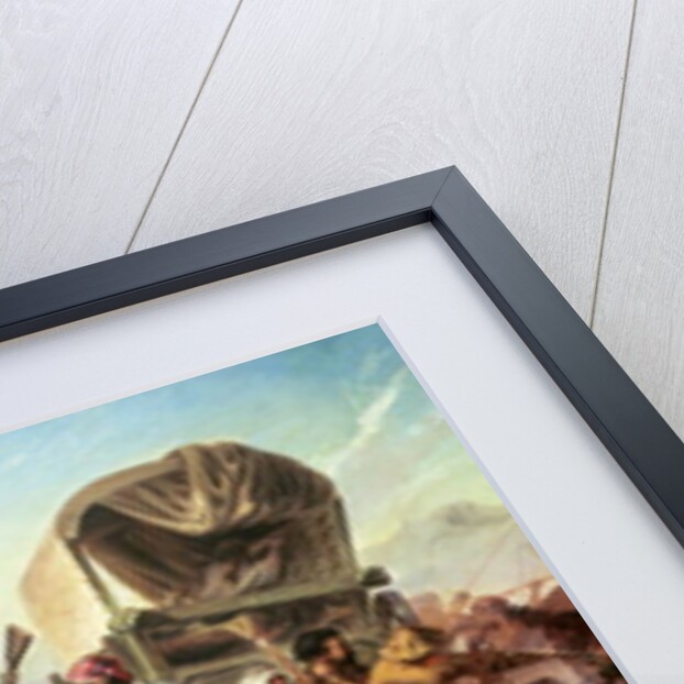 The Battle of Blauwkrantz, 1838 by Thomas Baines