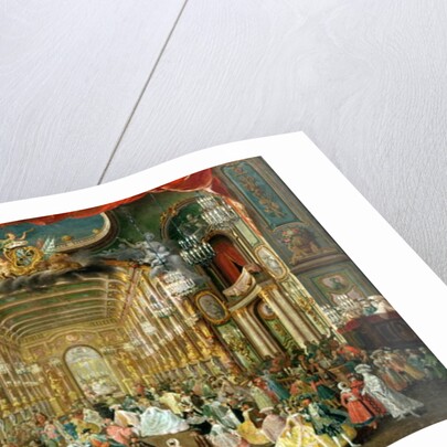 Masked Ball in the Hoftheater, Bonn, 1754 by Jakob Rousseau