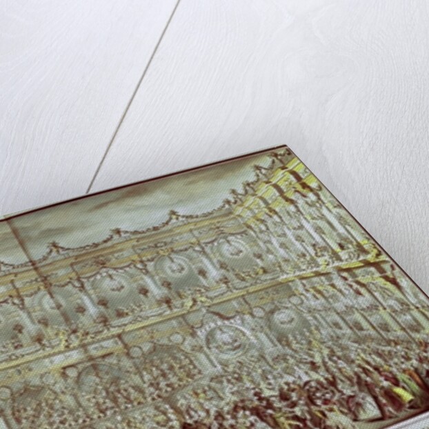 Perspective view of the ballroom constructed in the courtyard of the Hotel de Ville in Paris by Charles Nicolas II Cochin