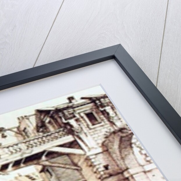 The Lord Munodi takes him in his chariot to see the town of Lagado by Rex Whistler