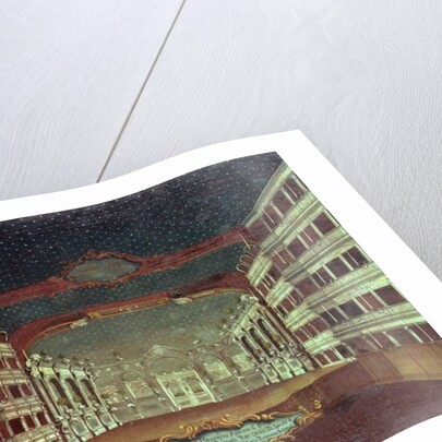 Interior of the San Samuele Theatre, Venice by Gabriele Bella