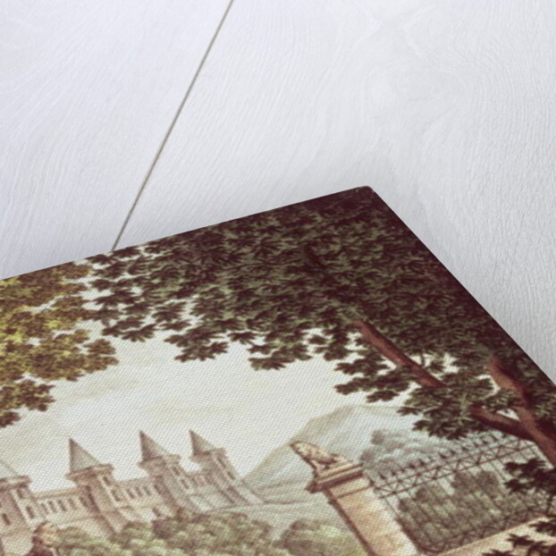 The Gardens of Windsor Castle, set design for the opera 'Anna Bolena' by Alessandro Sanquirico