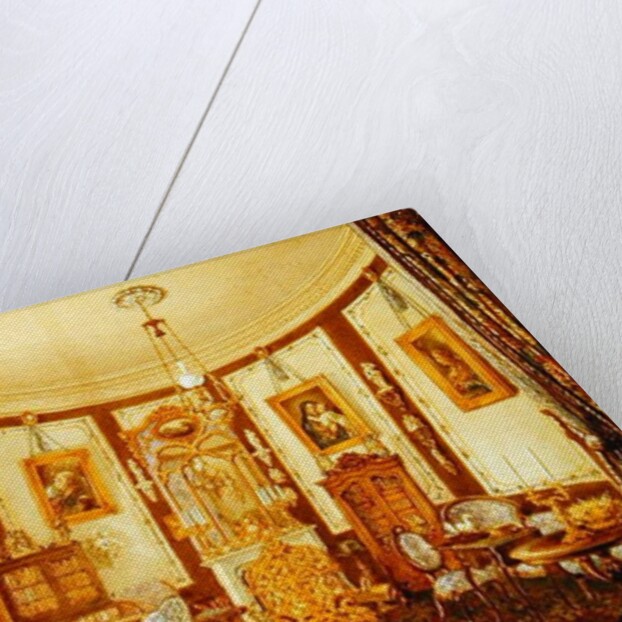 Drawing room of the Chateau de Sache by French School