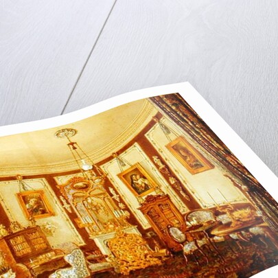 Drawing room of the Chateau de Sache by French School