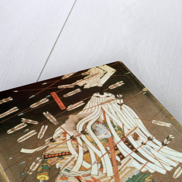 The Last Stand of the Kusanoki Clan, the Battle of Shijo Nawate, 1348, c..1851 by Utagawa Kuniyoshi