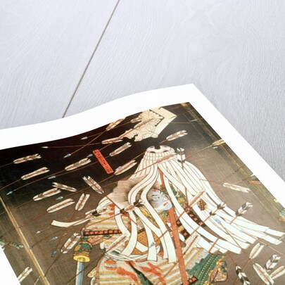 The Last Stand of the Kusanoki Clan, the Battle of Shijo Nawate, 1348, c..1851 by Utagawa Kuniyoshi