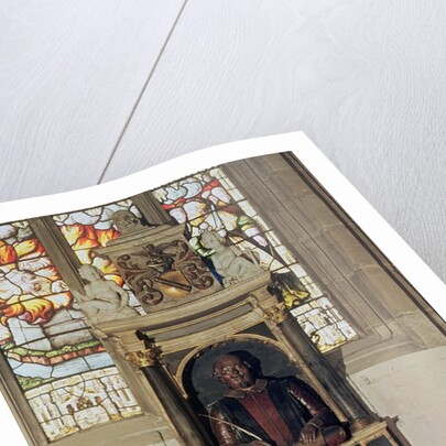 Monument to William Shakespeare c.1616-23 by Gheerart Janssen