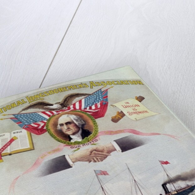 Emblem of the International Longshoremen's Association, c.1886 by American School