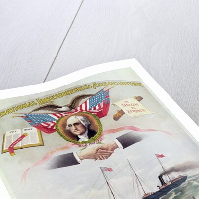 Emblem of the International Longshoremen's Association, c.1886 by American School