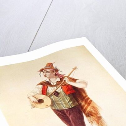 The Actor Dupuis as Piquillo in Offenbach's Operetta 'La Perichole' by French School