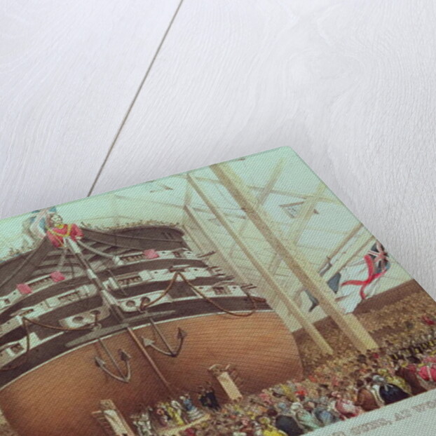 Launch of H.M.S. Royal Albert, Screw Steamer, 131 Guns, at Woolwich, May 13th 1854 by English School