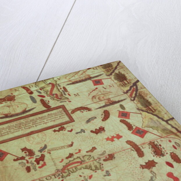 The Moluccas, page from a portolan atlas by Lopo Homem and Pedro Reinel, c.1519 by Anonymous