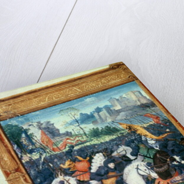 Francois I at the Battle of Marignano, 14th September 1515 by French School