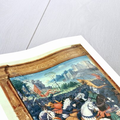 Francois I at the Battle of Marignano, 14th September 1515 by French School