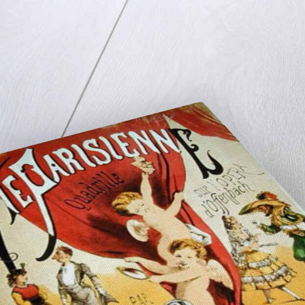 Cover of the score sheet for 'La Vie Parisienne Quadrille' by Charles Marriott by English School