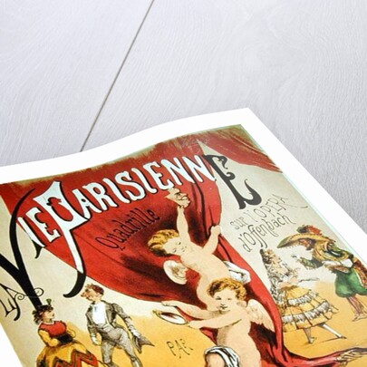 Cover of the score sheet for 'La Vie Parisienne Quadrille' by Charles Marriott by English School