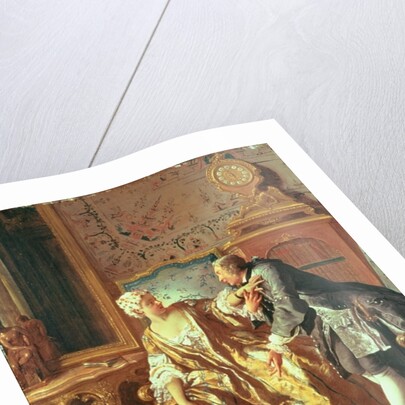 The Garter by Jean Francois de Troy