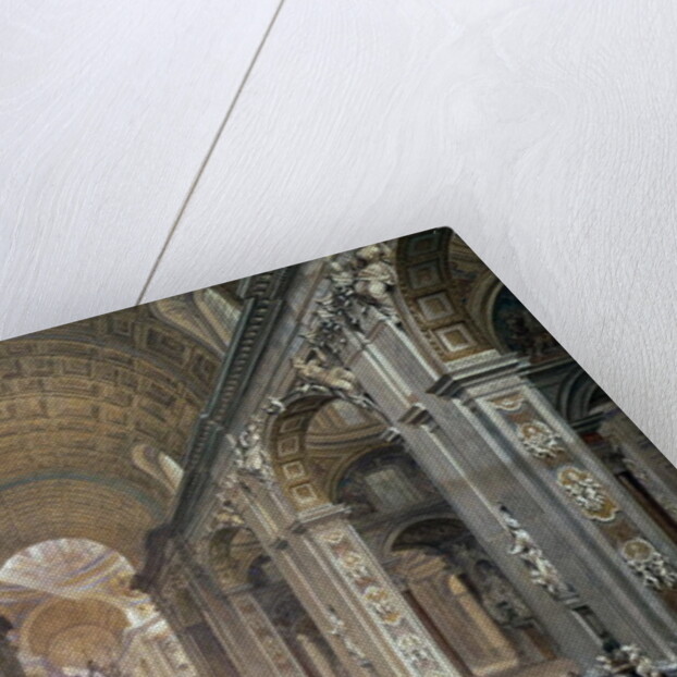 Interior of St. Peter's, Rome, 1867 by Louis Haghe