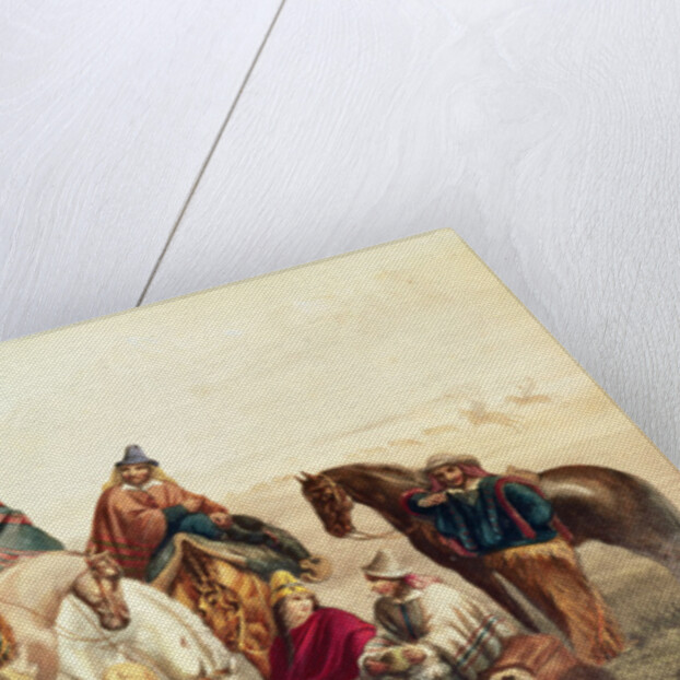 Costumes of Chilean Rustics by Johann Moritz (after) Rugendas