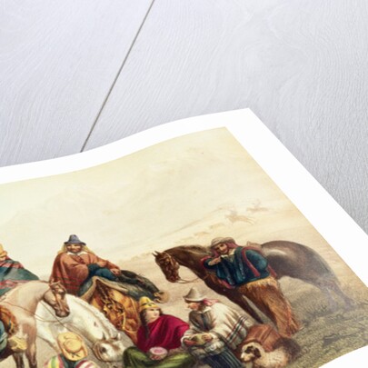 Costumes of Chilean Rustics by Johann Moritz (after) Rugendas