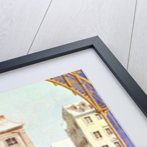 The Leipzig Gewandhaus with a piece of music by Felix Mendelssohn by German School