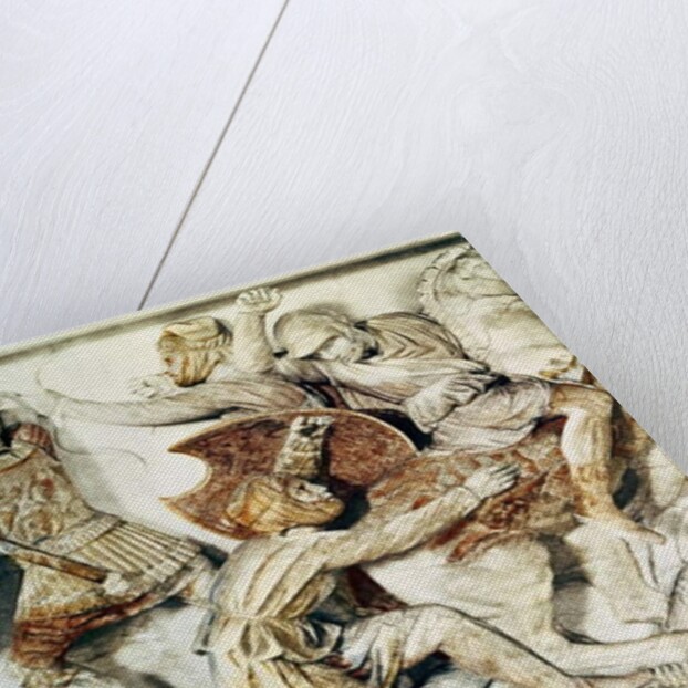 The Alexander Sarcophagus depicting a battle scene, c.325-300 BC by (after) Greek school