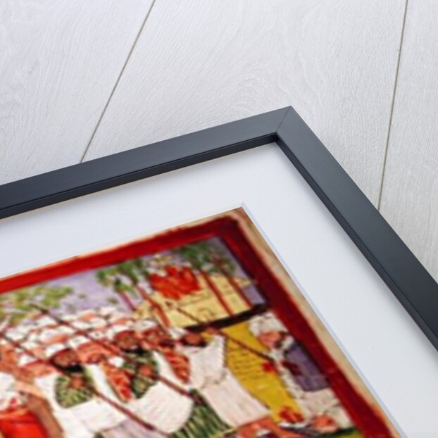 Burning of Churches by Muslims and the Death of Cristobal de Gama and the Fall and Death of Ahmed ibn Ibrahim al-Ghazi Shot by a Portuguese Musketeer, c.1900 by Kegneketa Jemlieri Hailu of Gondar