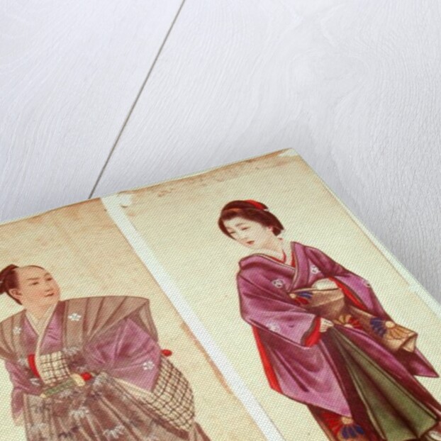 Two Japanese Figures by Japanese School