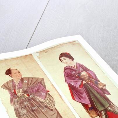 Two Japanese Figures by Japanese School