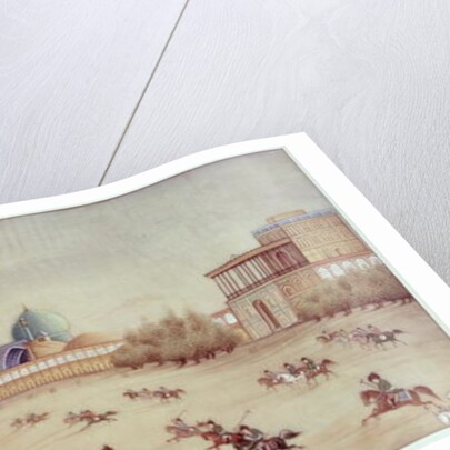 Polo at Isfahan by Persian School