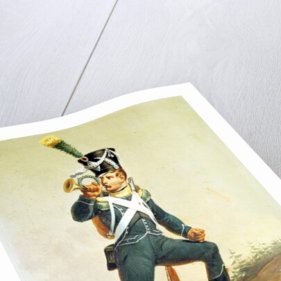 Light Infantry Ensign, 1811 by English School