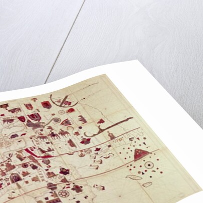 Map of the Old and New Worlds, c.1500 by Juan de la Cosa