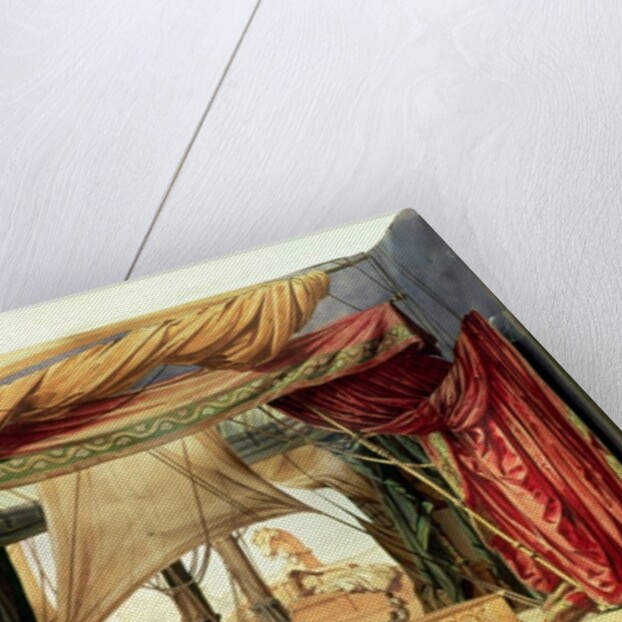 Stage model for the opera 'Tristan and Isolde' by Richard Wagner by German School