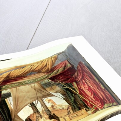 Stage model for the opera 'Tristan and Isolde' by Richard Wagner by German School