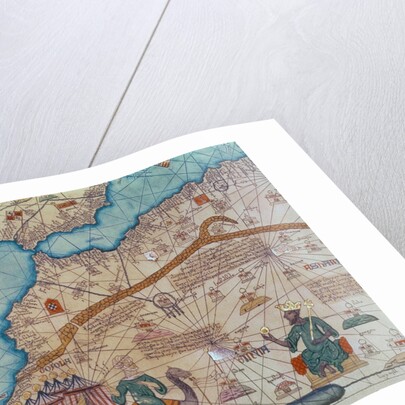 Detail of a copy of Mansa Musa by Abraham Cresques