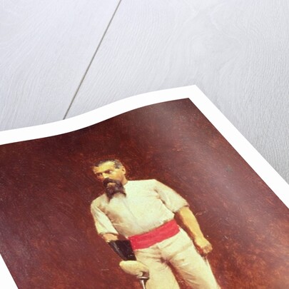 Richard Burton in Fencing Dress, 1889 by Albert Letchford