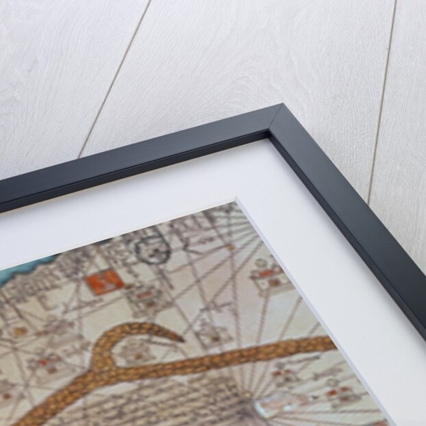 Detail from a copy of the Catalan Atlas by Abraham Cresques