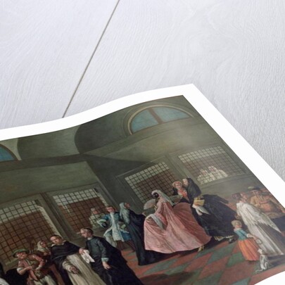 The Visiting Parlour in the Convent by Pietro Longhi