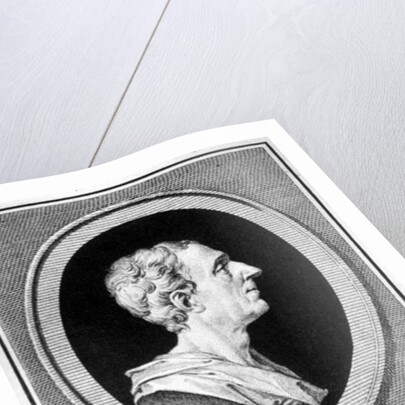 Charles Louis de Secondat, Baron de Montesquieu by Augustin de Saint-Aubin