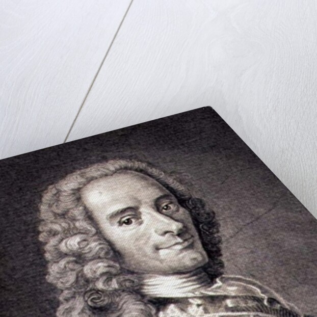 Francois Marie Arouet de Voltaire by Maurice Quentin de la Tour